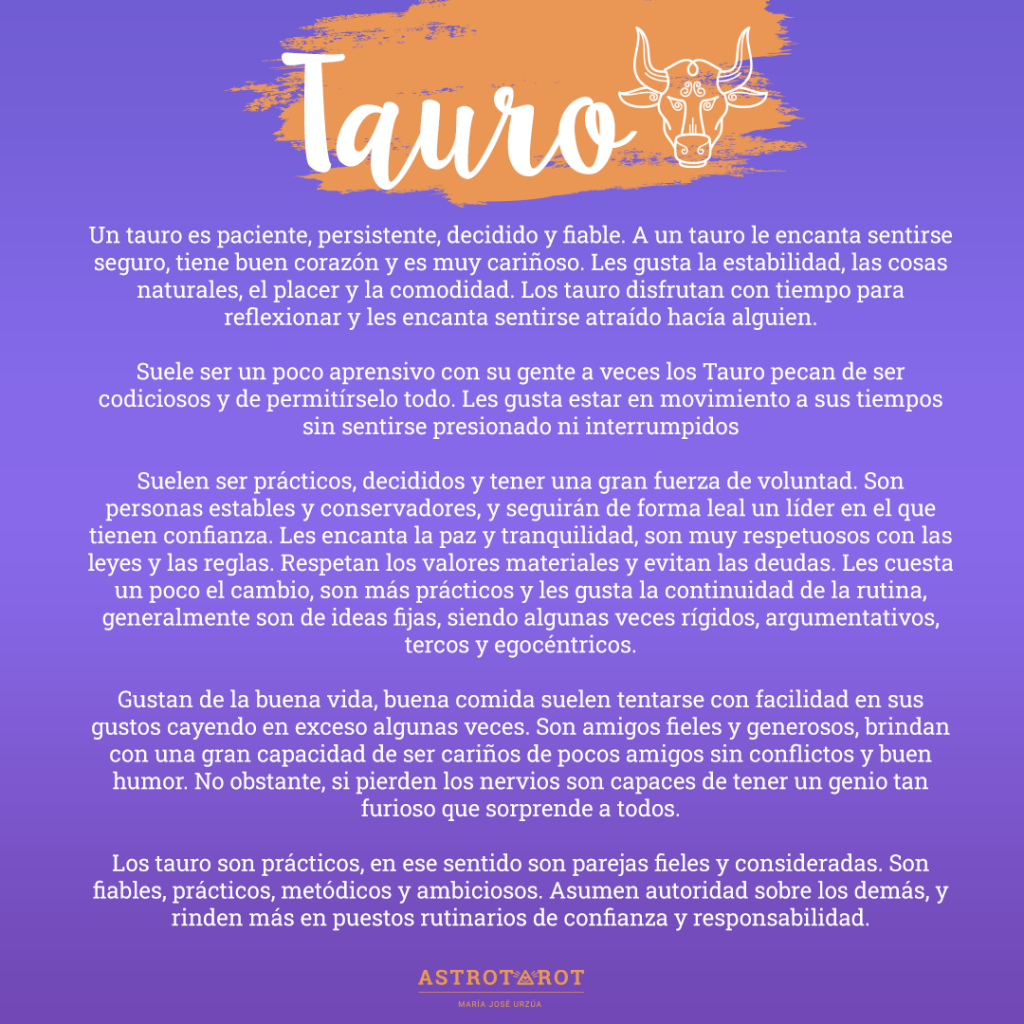 Características de Tauro